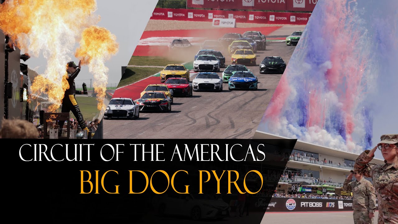 Circuit Of The Americas Big Dog Pyro